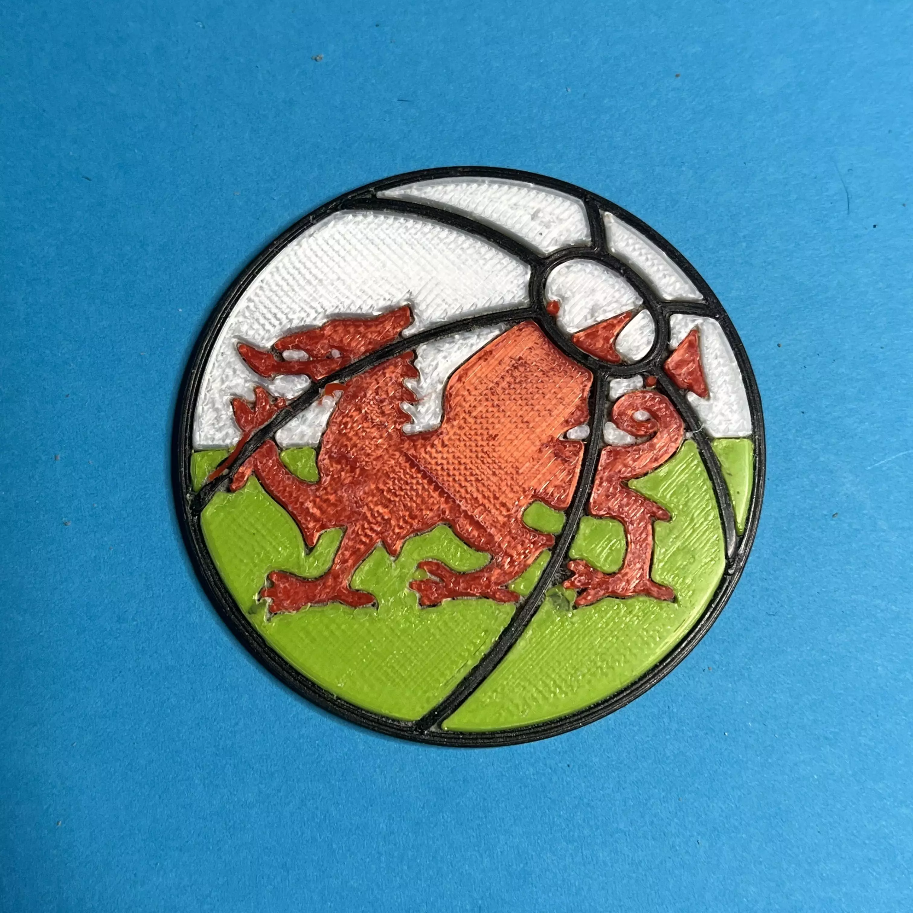 Beachball of Liberty Badge for Wales Free 3D print model