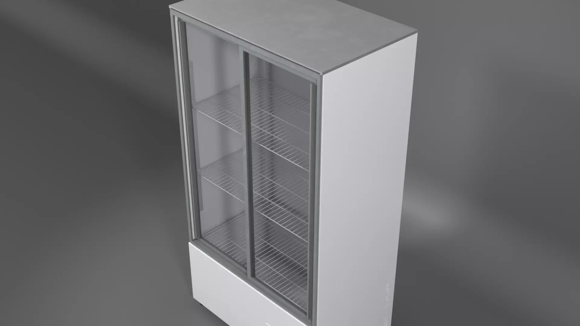 Refrigerated Display Case Low-poly 3D model_2