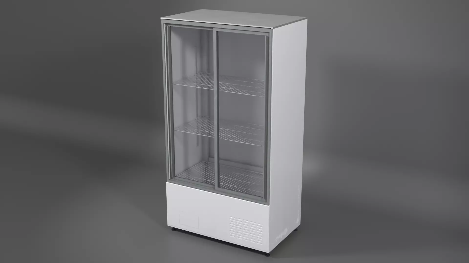 Refrigerated Display Case Low-poly 3D model_0