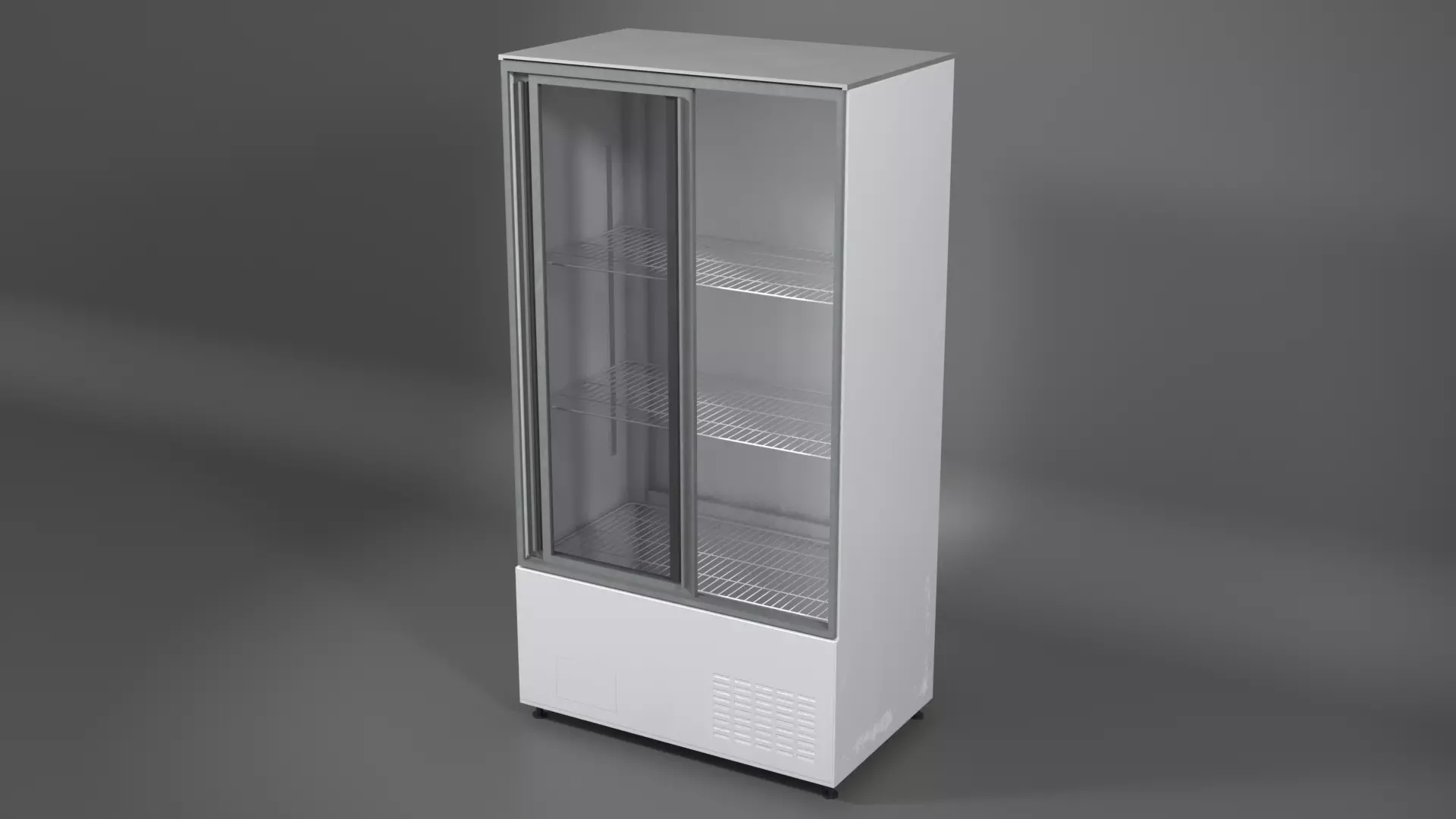 Refrigerated Display Case Low-poly 3D model_4