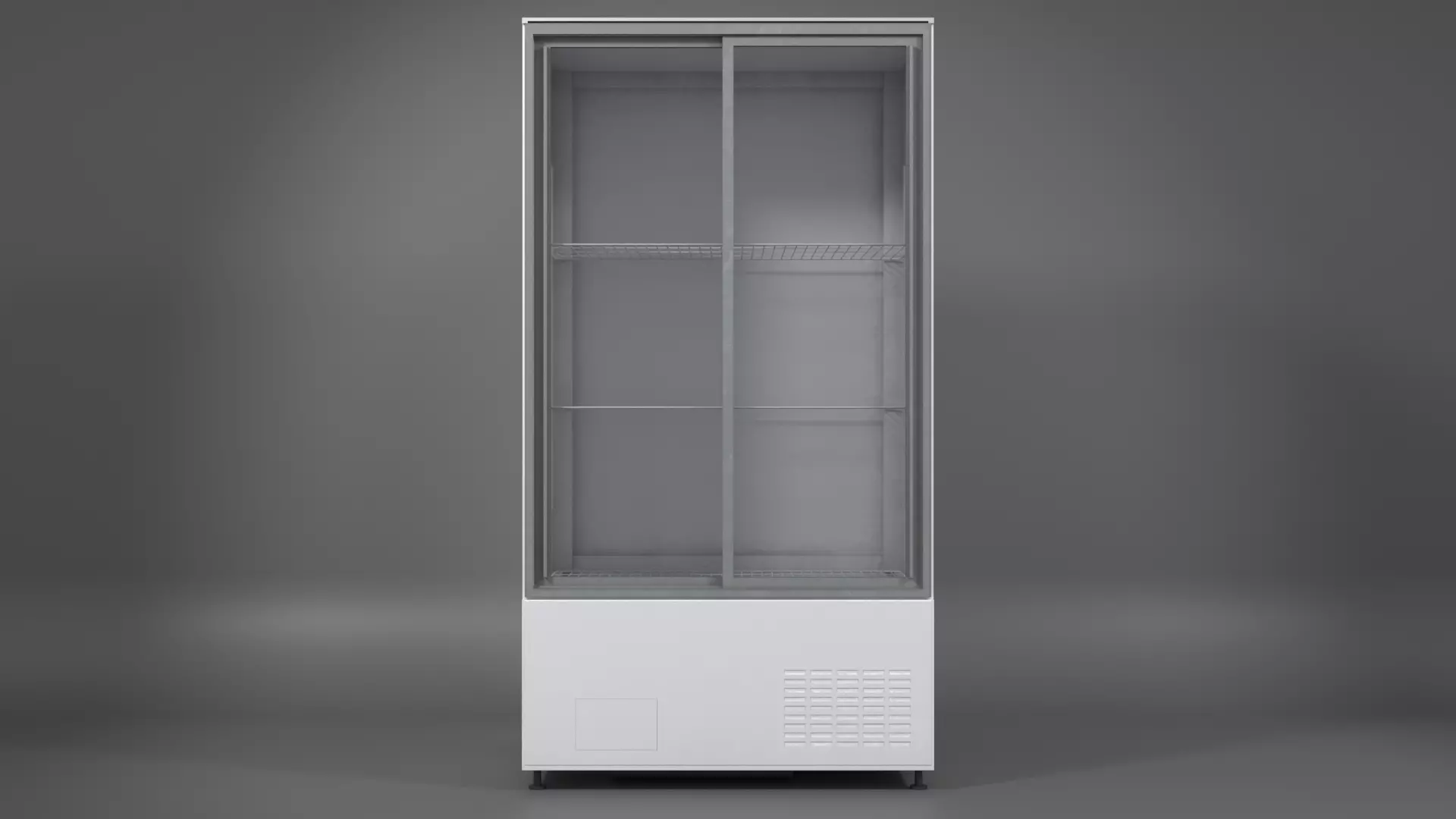 Refrigerated Display Case Low-poly 3D model_1