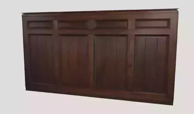 Vintage Distressed Dark Wood Wall Panel  Horror Old House