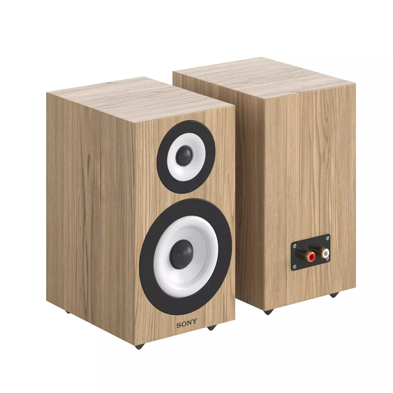 Vinyl Player Audio Technica with Speakers Sony 3D model_2