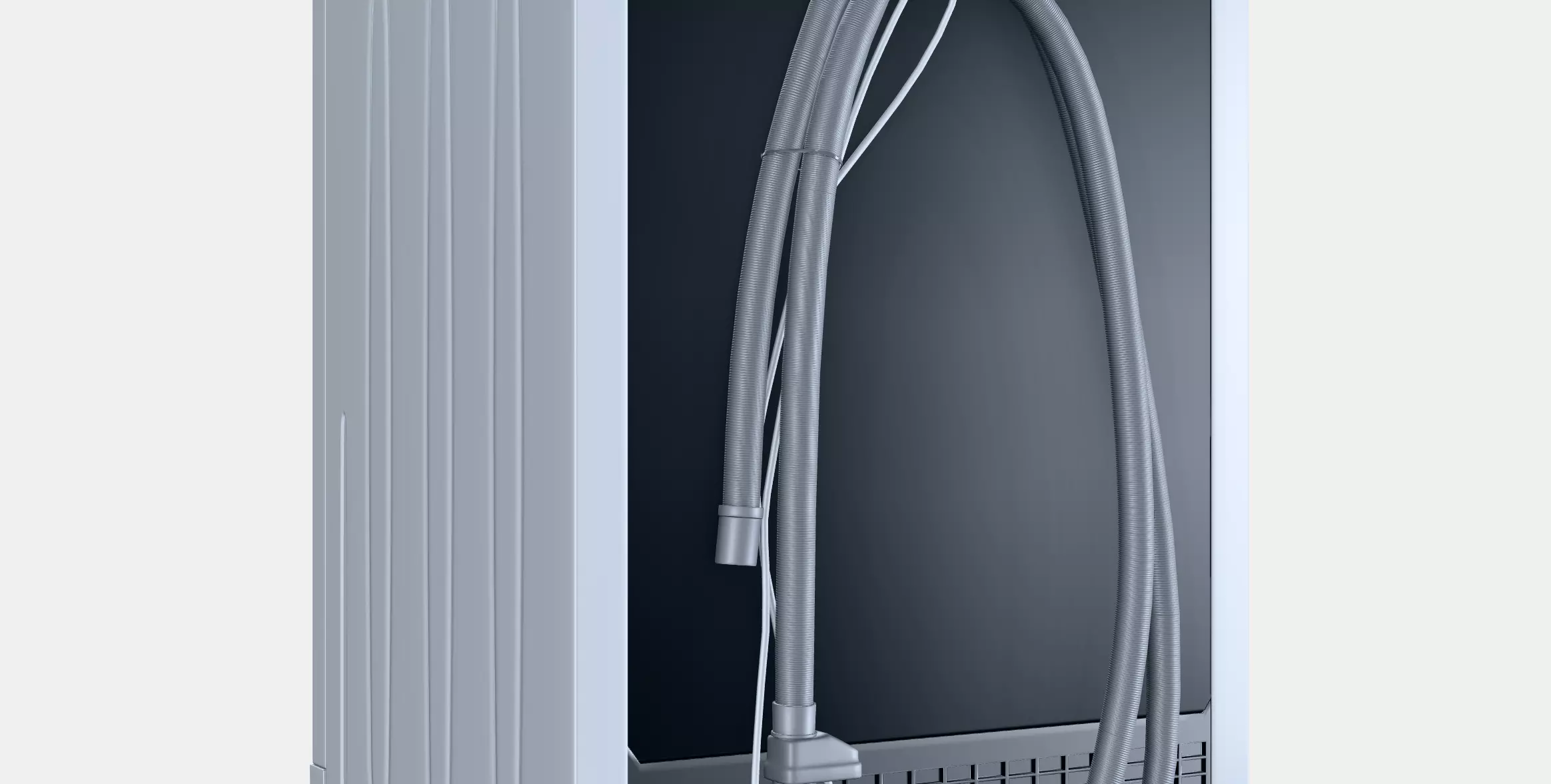 Beko BDFN26530W Freestanding dishwasher 3D model_2