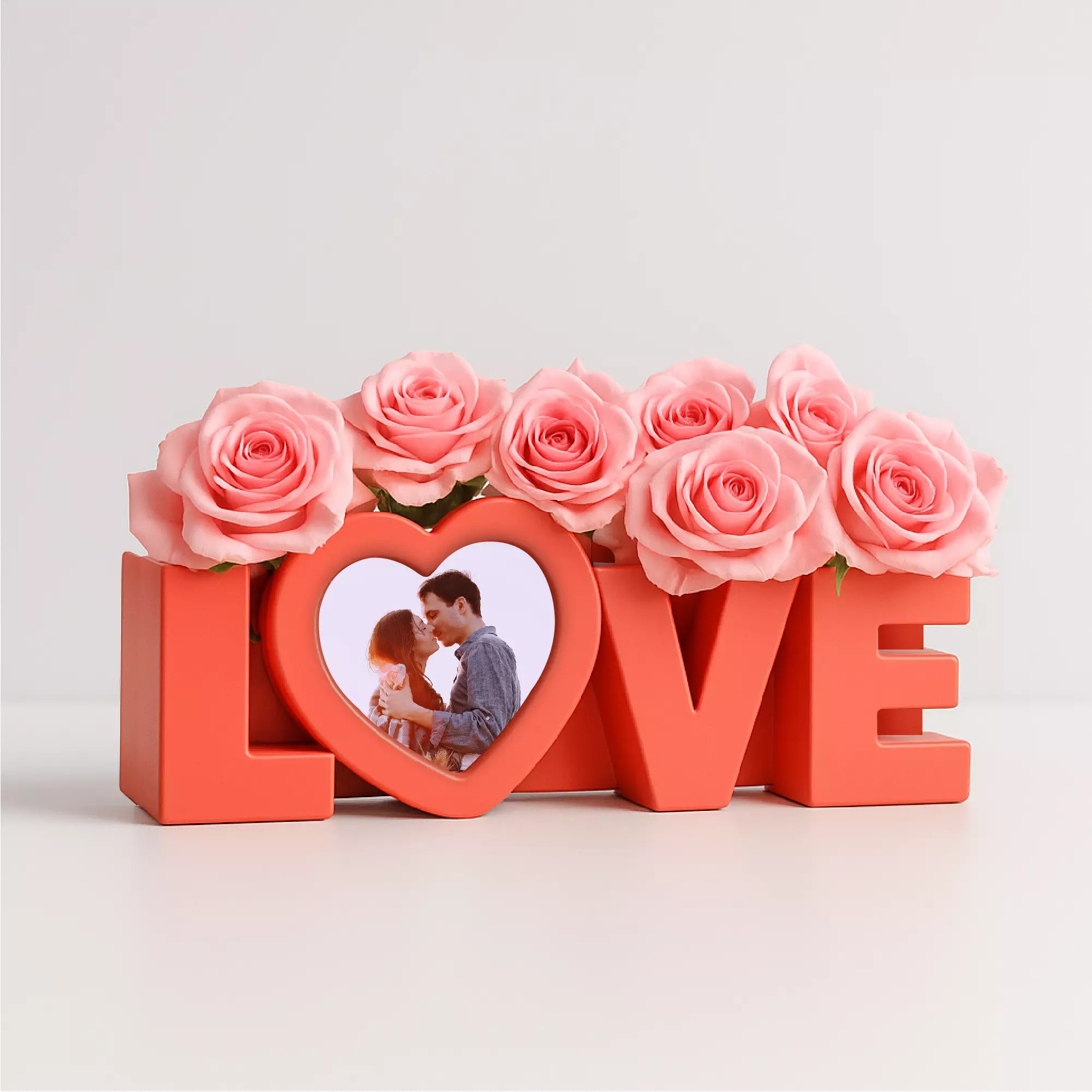 Love Frame Planter  Heart Shape Frame  for Valentines Day Gift 3D print model_3
