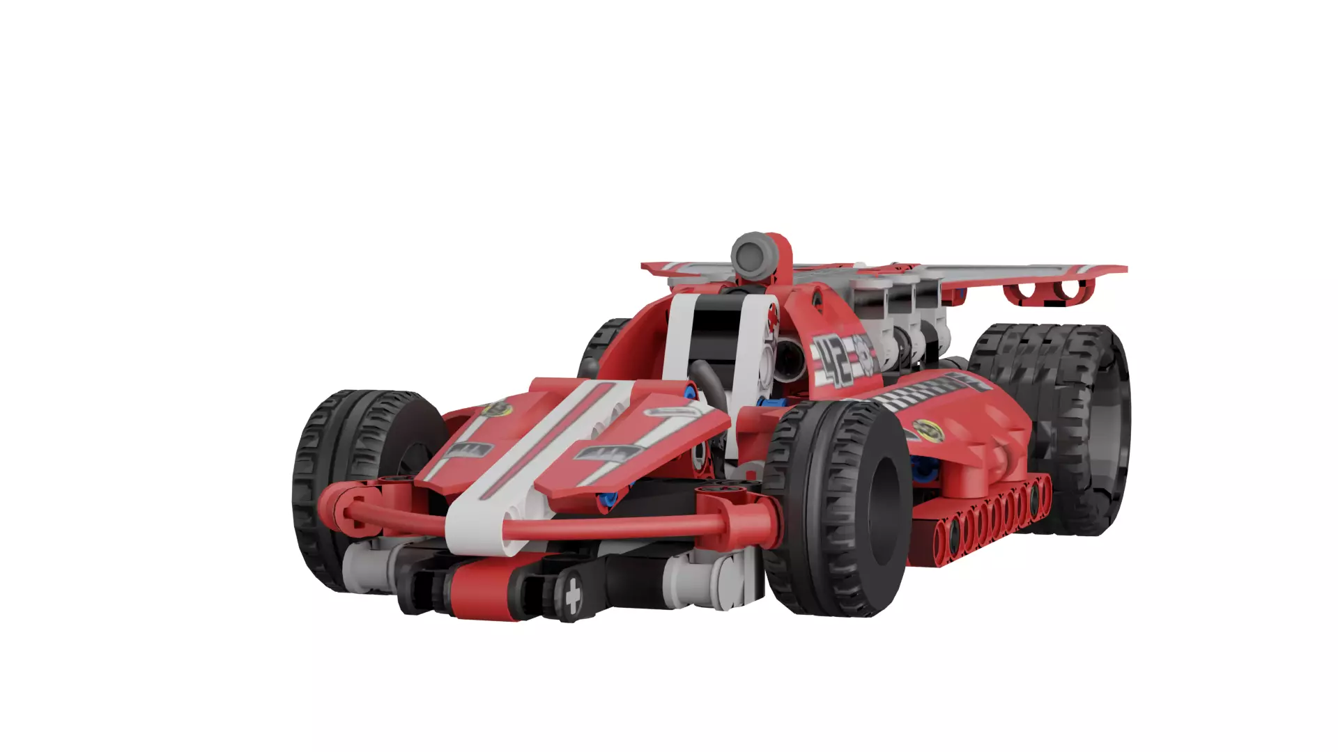 LEGO Race Car Low-poly 3D model_11