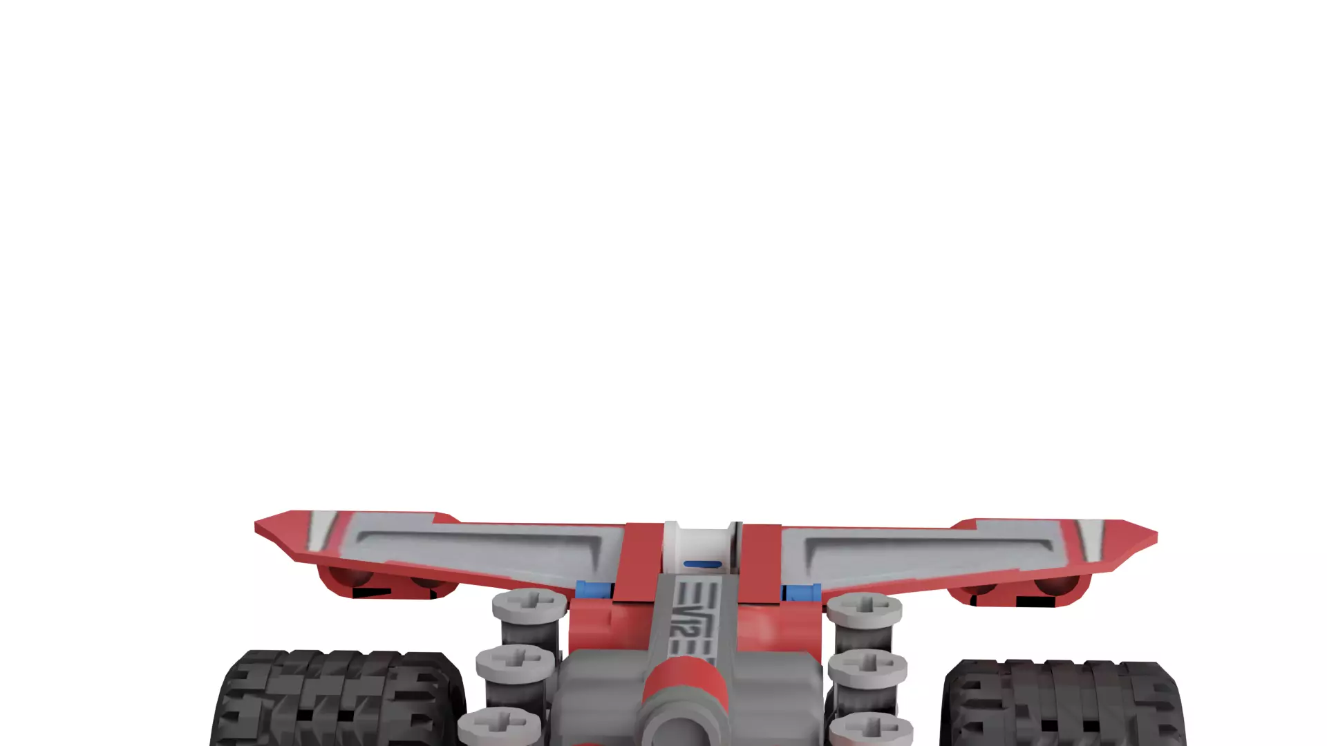 LEGO Race Car Low-poly 3D model_9