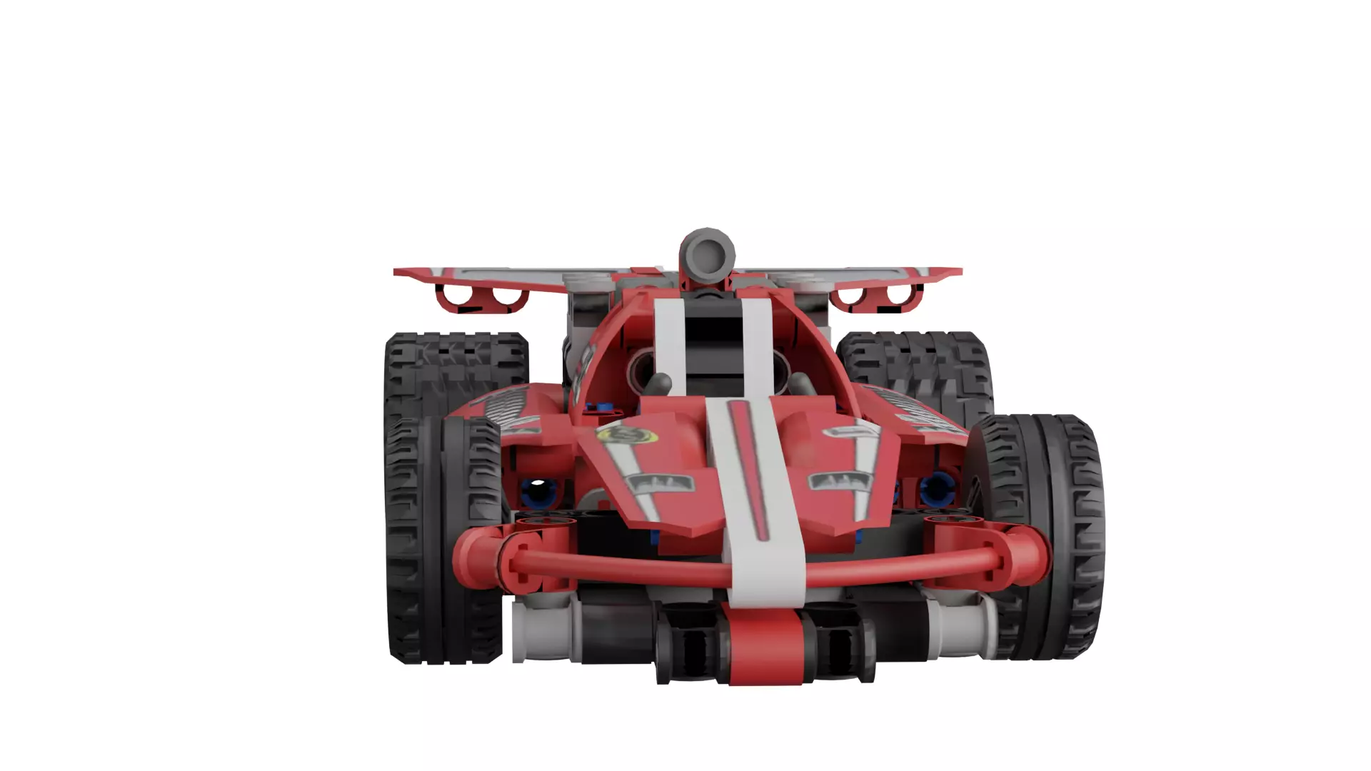 LEGO Race Car Low-poly 3D model_4