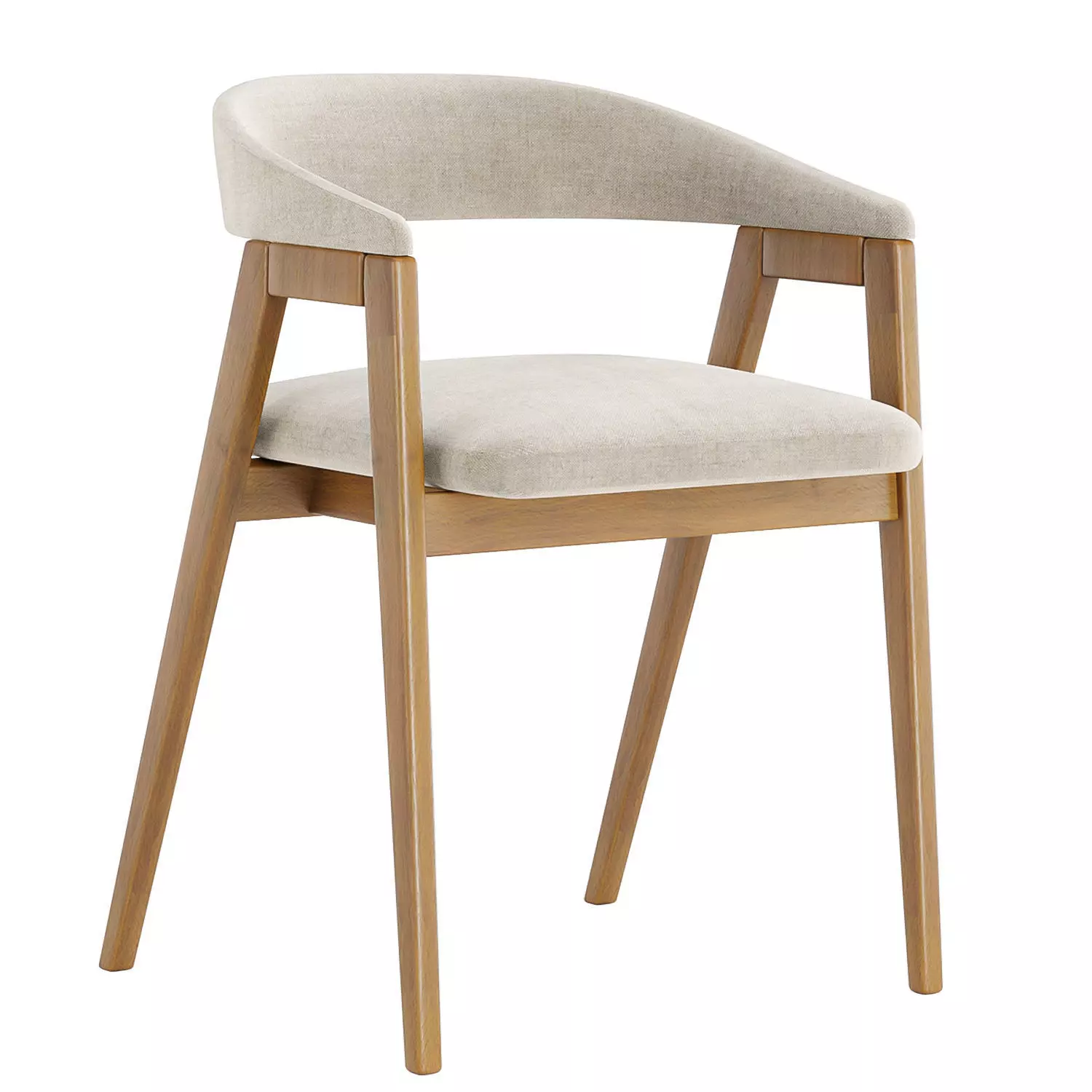 trevor chair with echo table 3D model_3