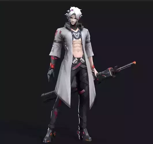 Swordsman 3D Model 