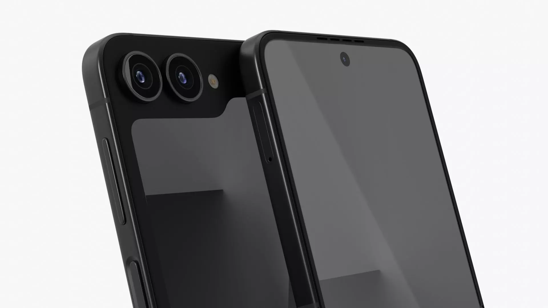 Samsung Galaxy Z Flip 7 FE Low-poly 3D model_15