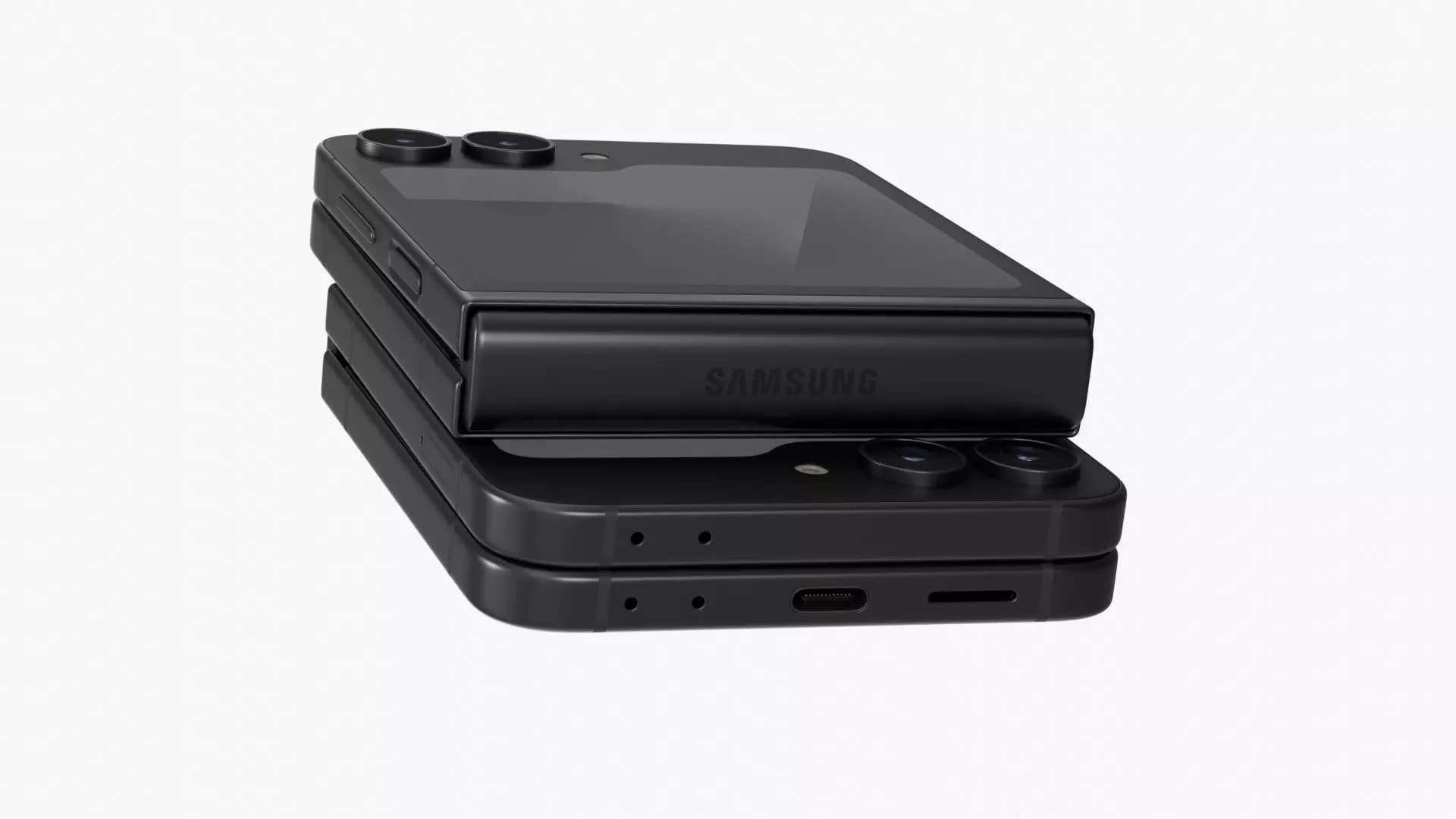 Samsung Galaxy Z Flip 7 FE Low-poly 3D model_20