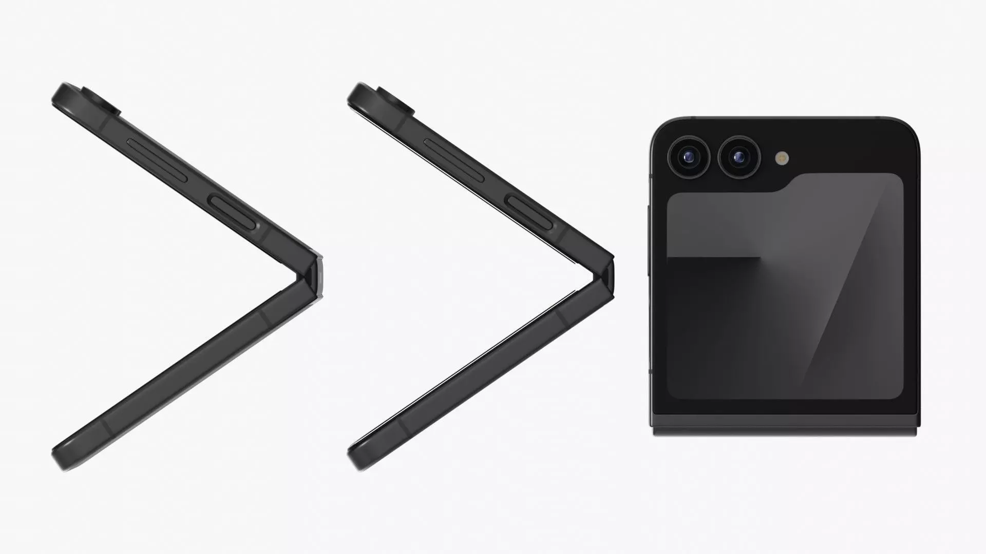 Samsung Galaxy Z Flip 7 FE Low-poly 3D model_21