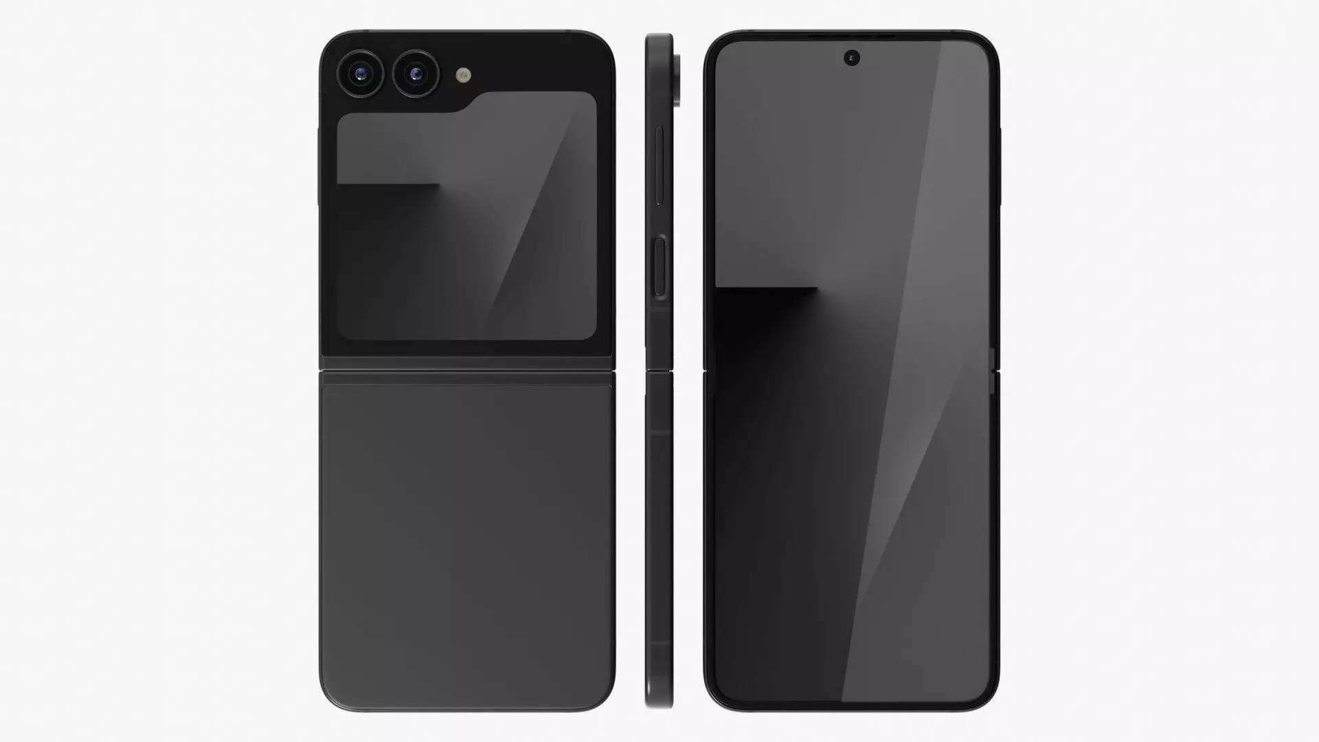Samsung Galaxy Z Flip 7 FE Low-poly 3D model_14