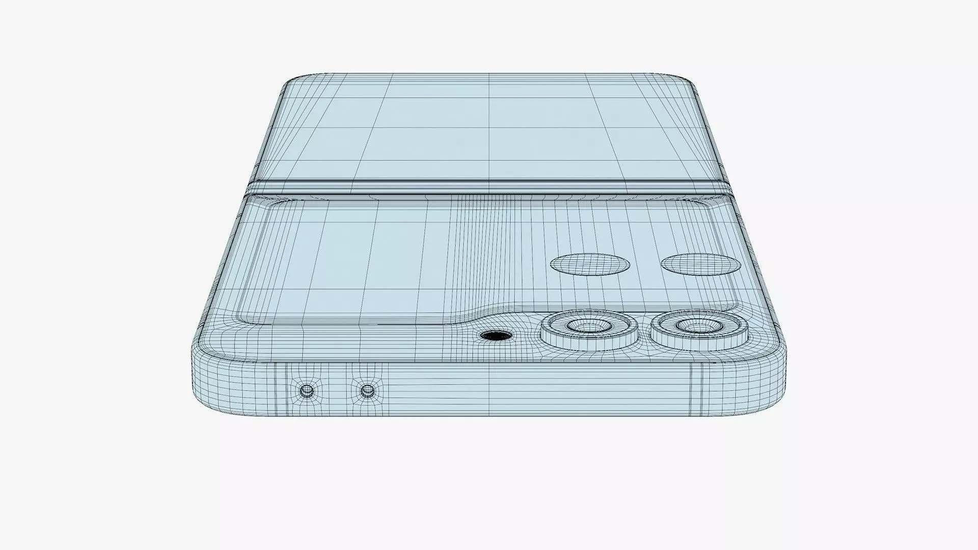 Samsung Galaxy Z Flip 7 FE Low-poly 3D model_27