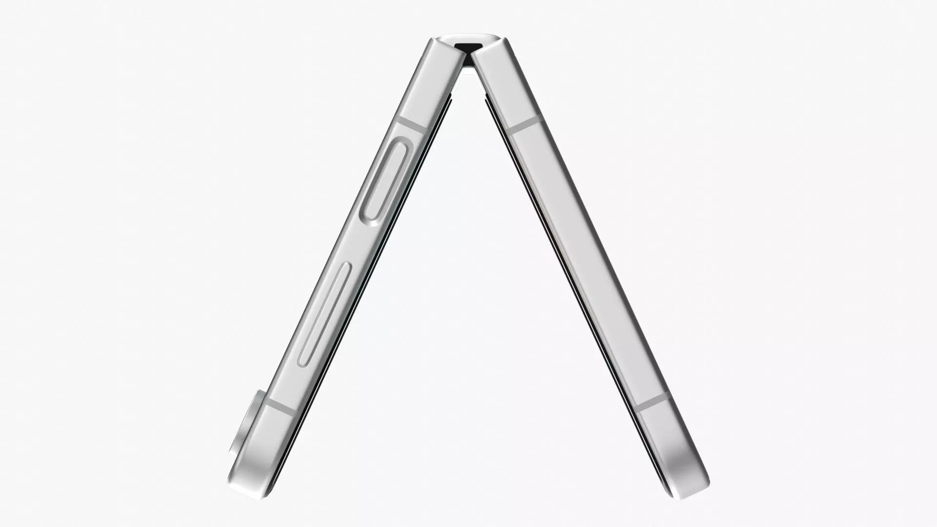 Samsung Galaxy Z Flip 7 FE Low-poly 3D model_9