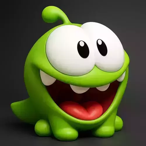Cut the Rope Om Nom 3dd Model