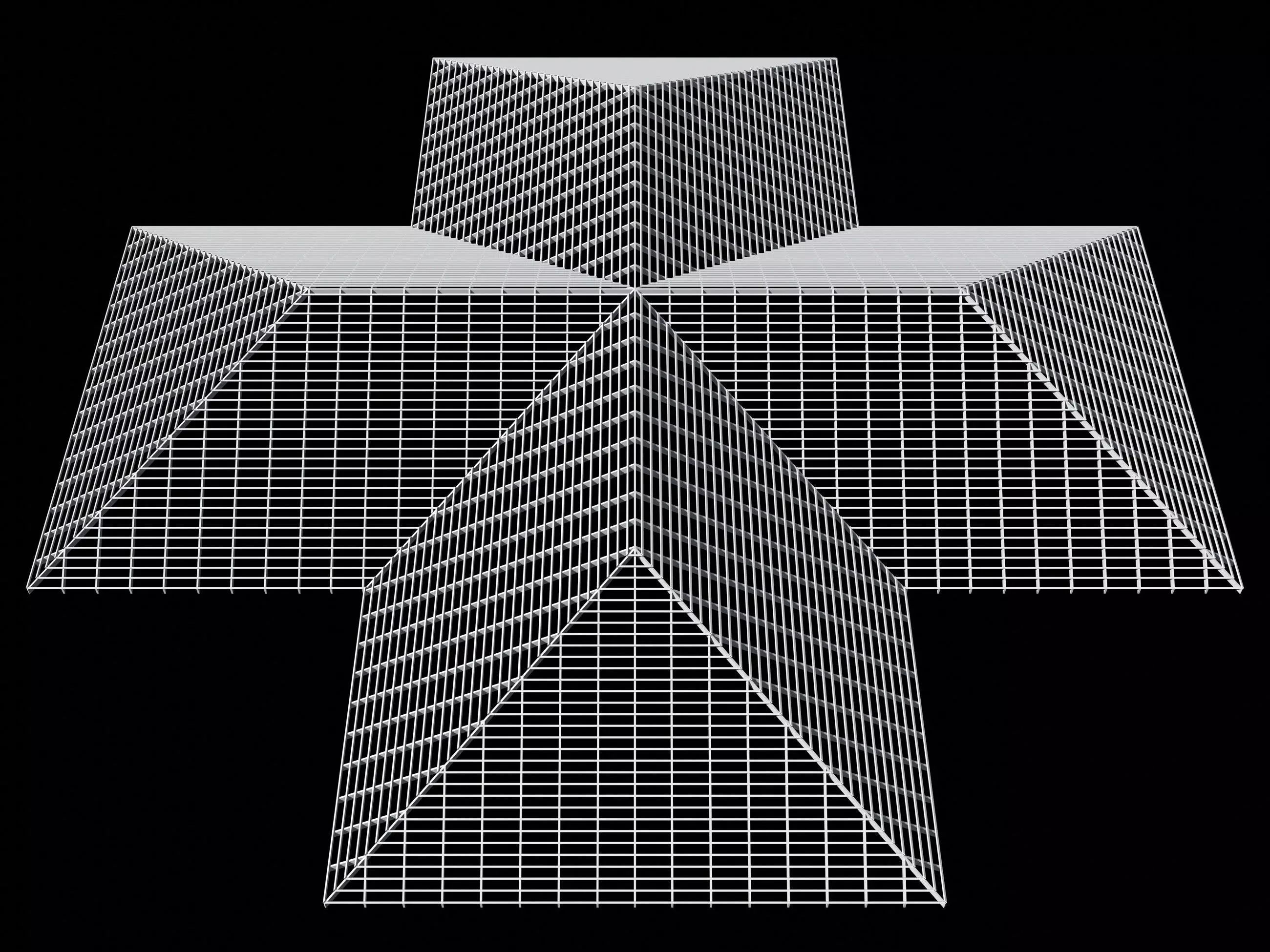 Roof structure 25O14 3D model_1