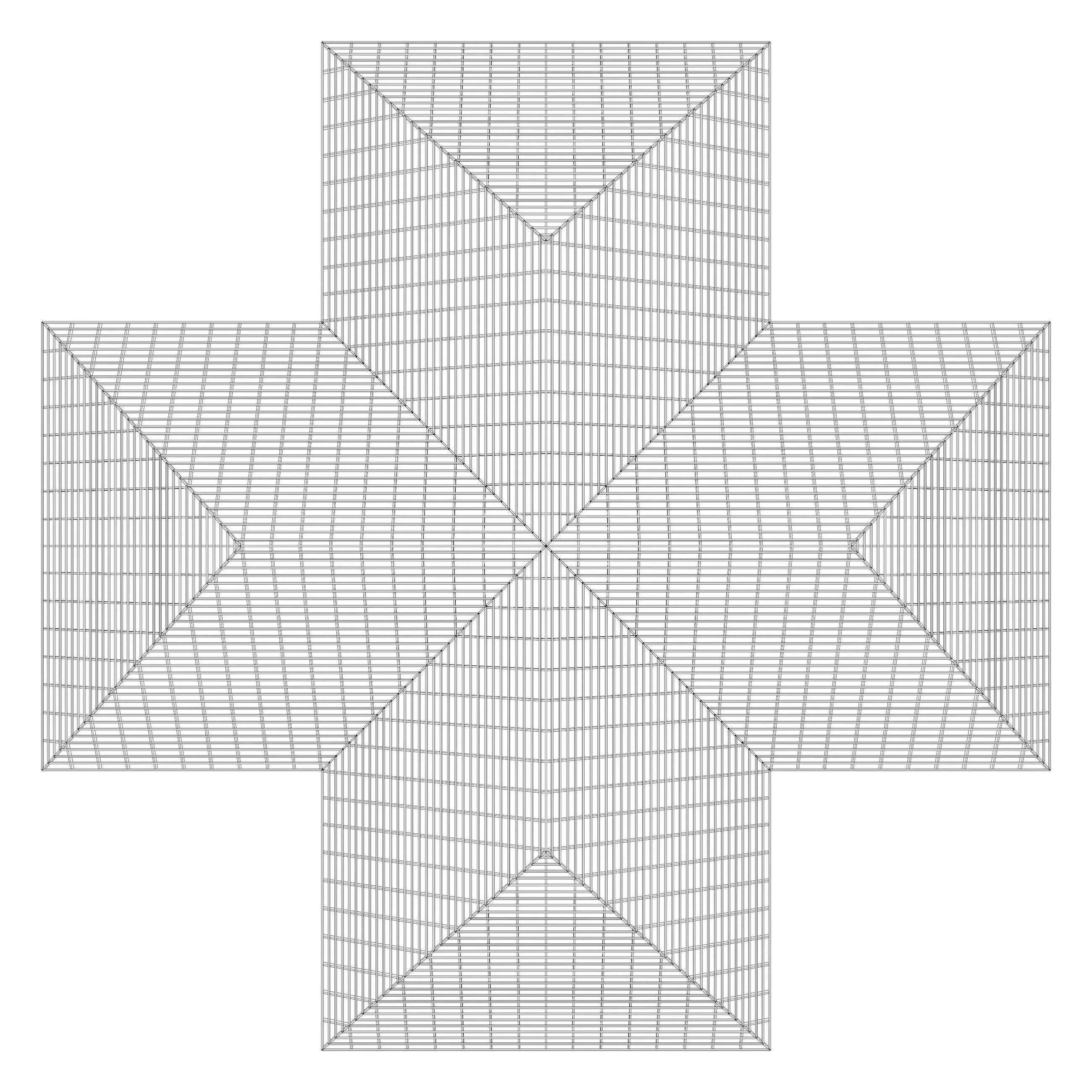 Roof structure 25O14 3D model_5