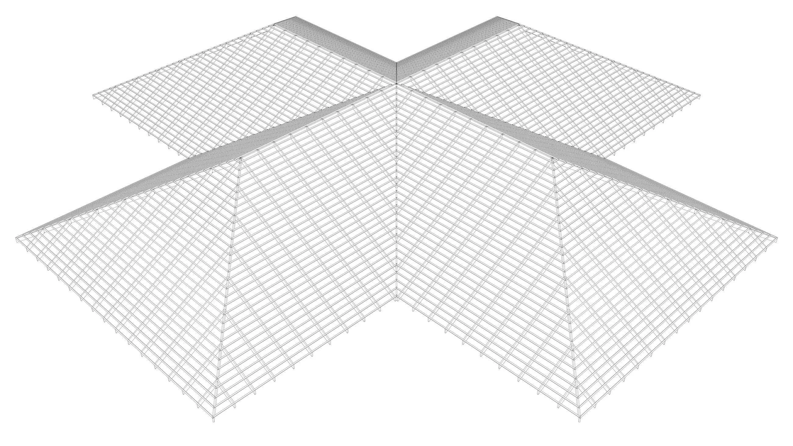 Roof structure 25O14 3D model_8