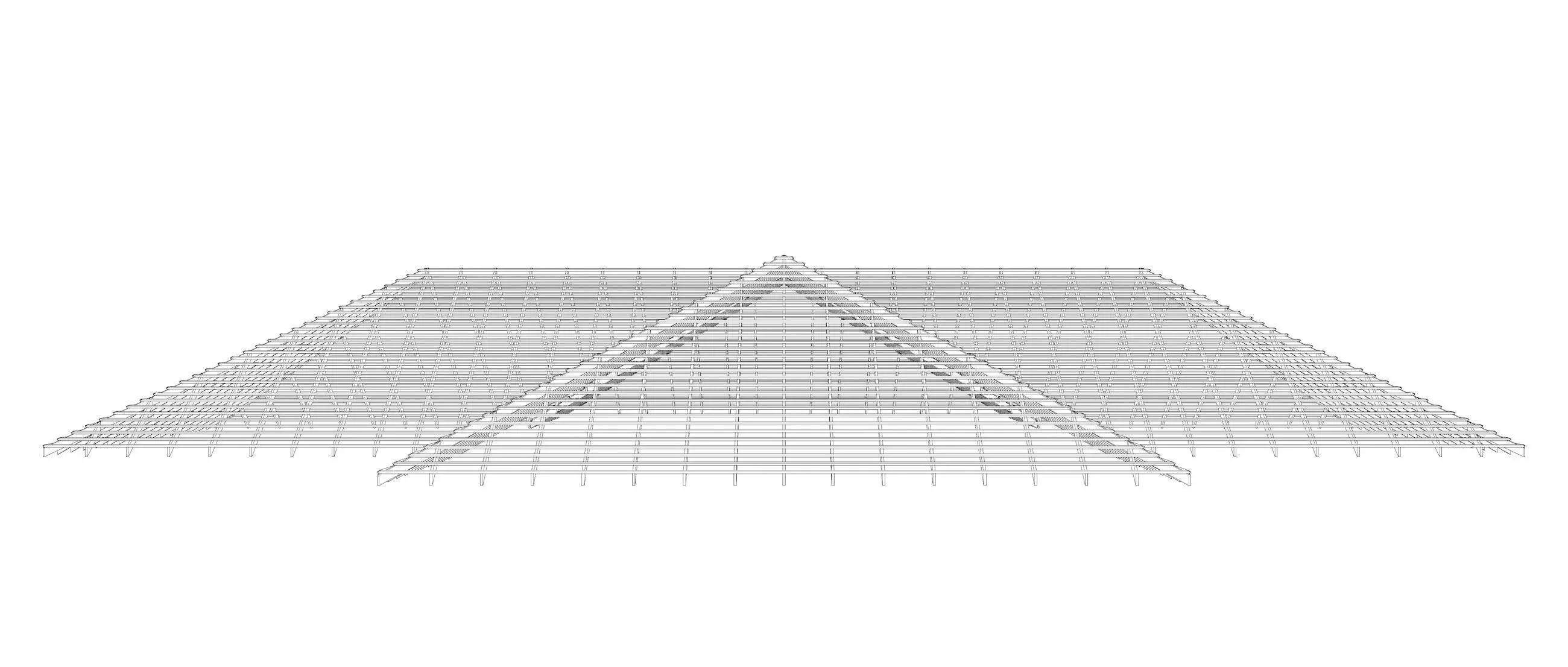 Roof structure 25O14 3D model_6