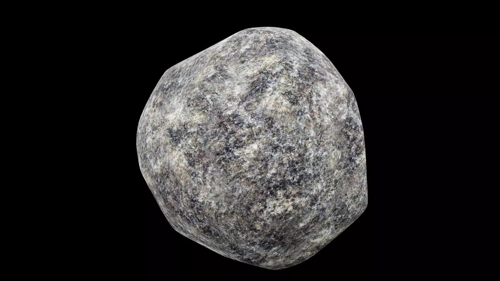 Realistic Rock Low-poly 3D model_3