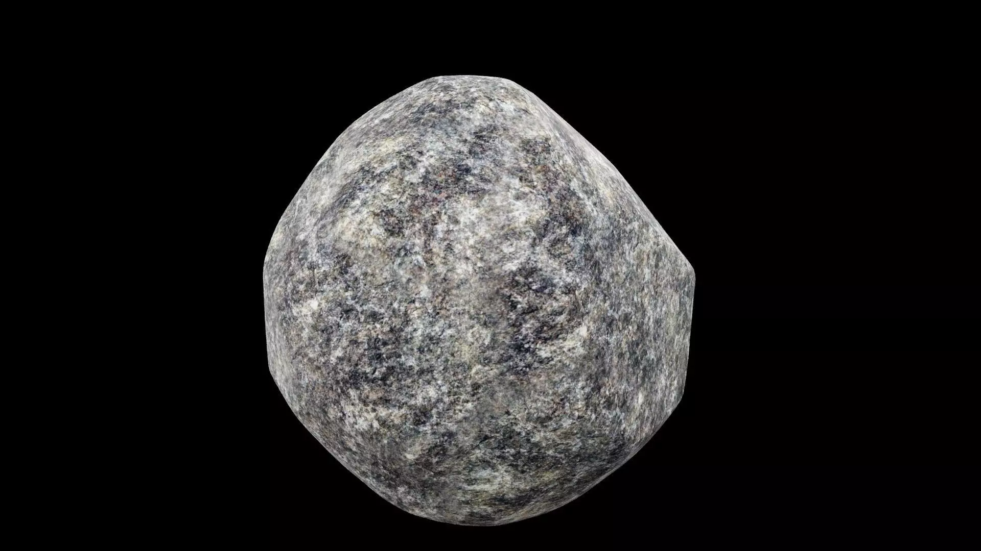 Realistic Rock Low-poly 3D model_1