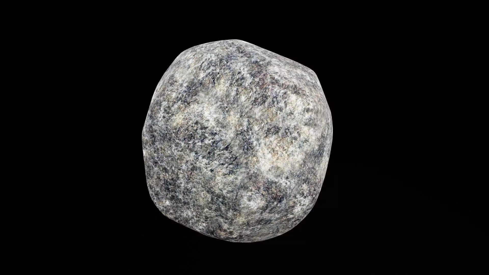 Realistic Rock Low-poly 3D model_6