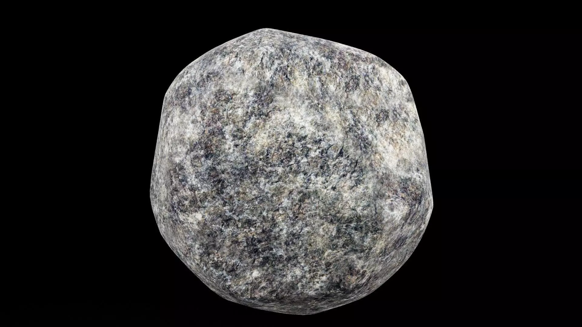 Realistic Rock Low-poly 3D model_0