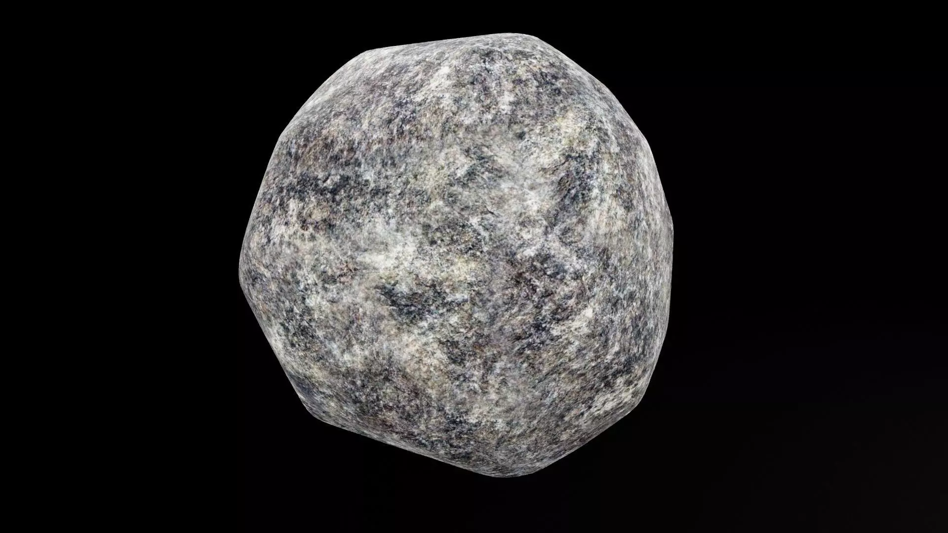 Realistic Rock Low-poly 3D model_7