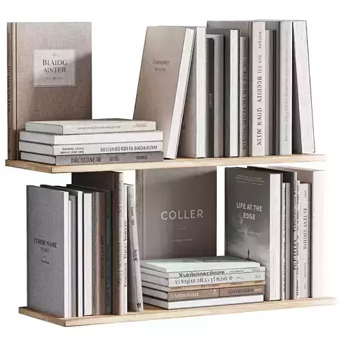 Book set01 3D model