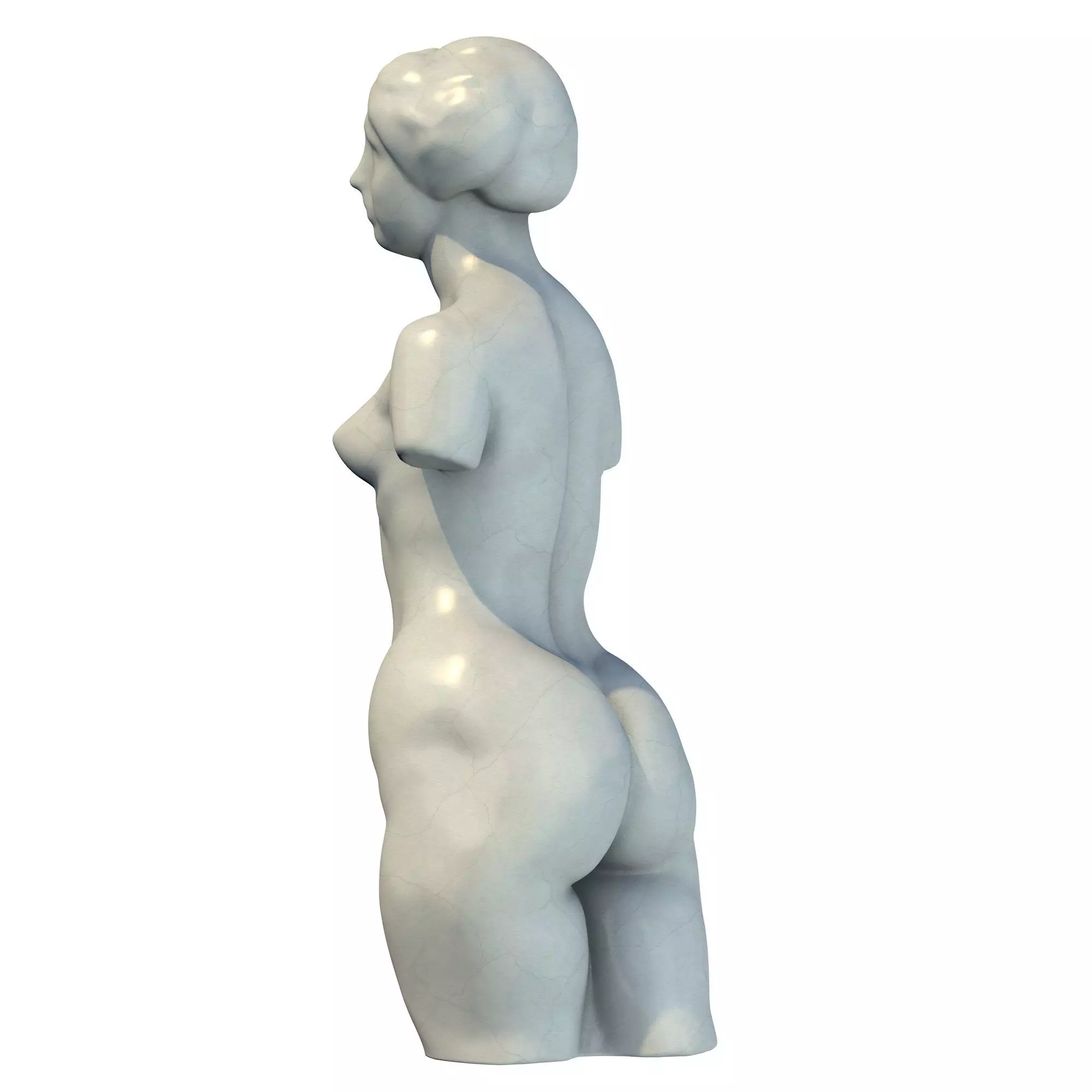 Abstract Female Body Sculpture for Home Decor 2 3D print model_2