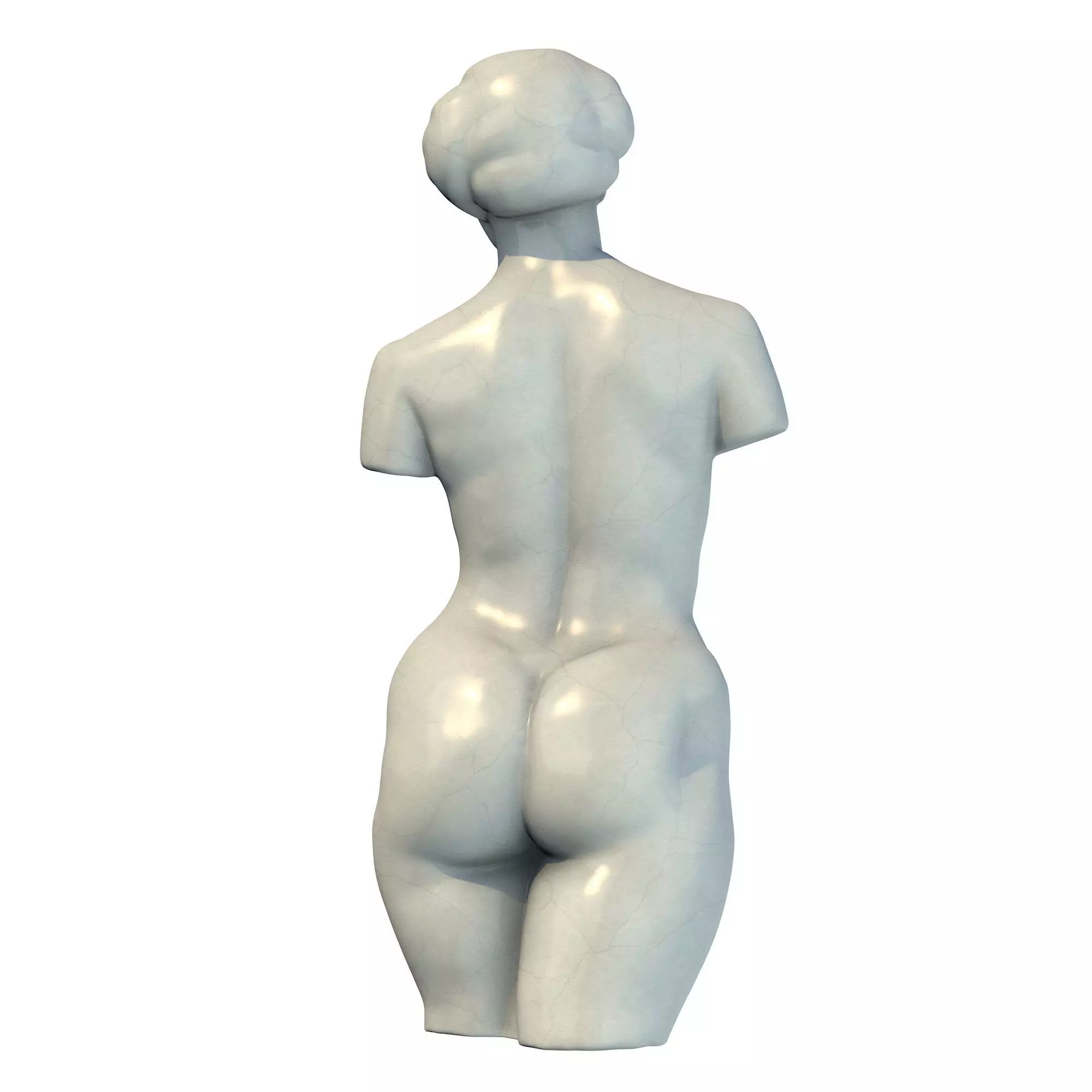 Abstract Female Body Sculpture for Home Decor 2 3D print model_3