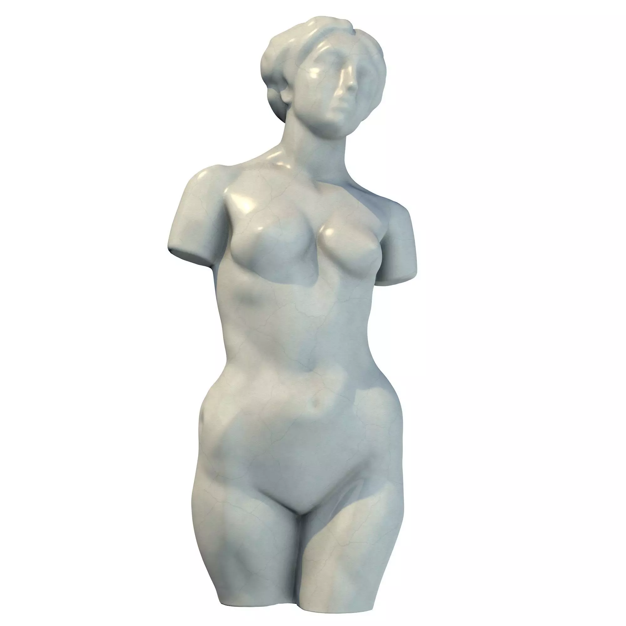 Abstract Female Body Sculpture for Home Decor 2 3D print model_5
