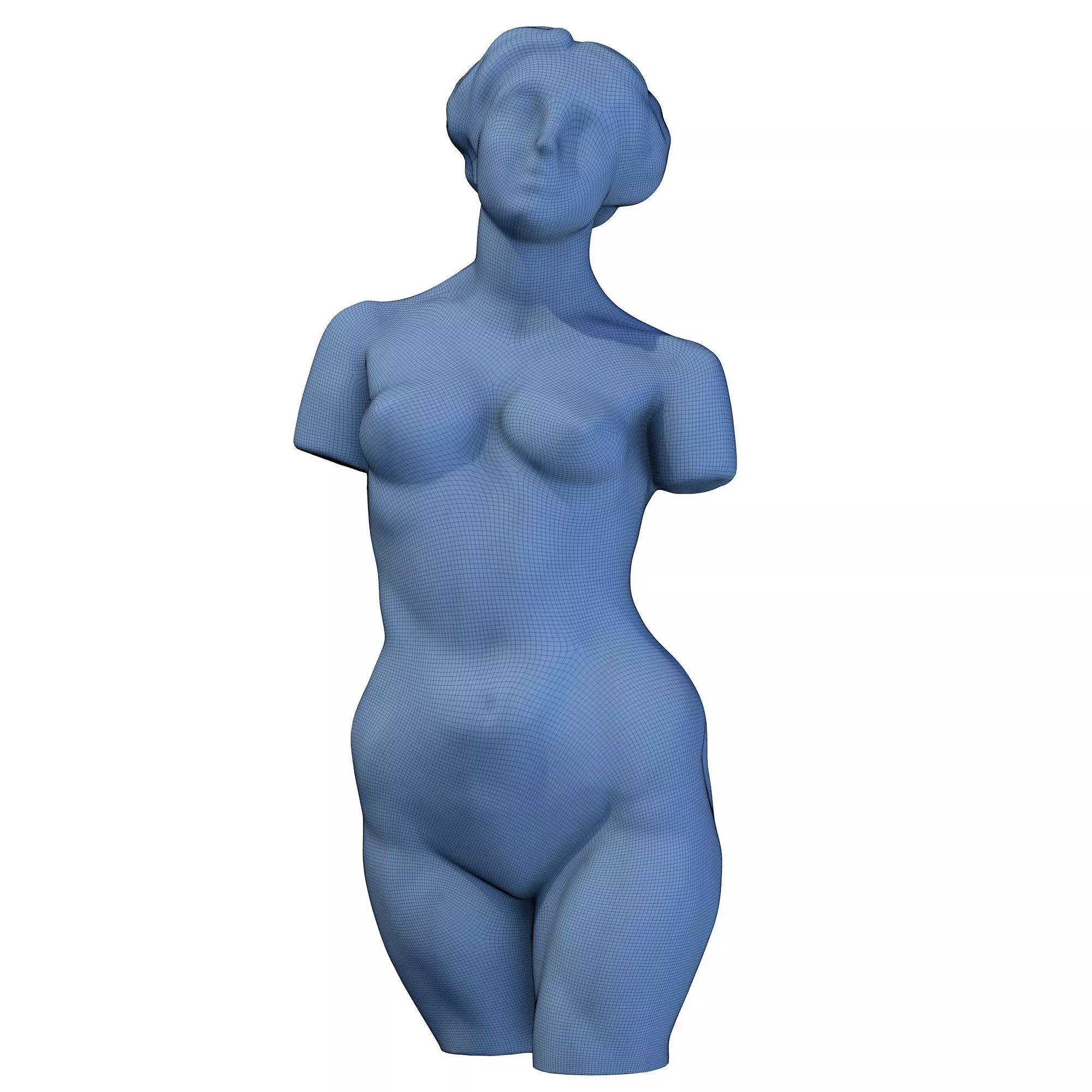 Abstract Female Body Sculpture for Home Decor 2 3D print model_8