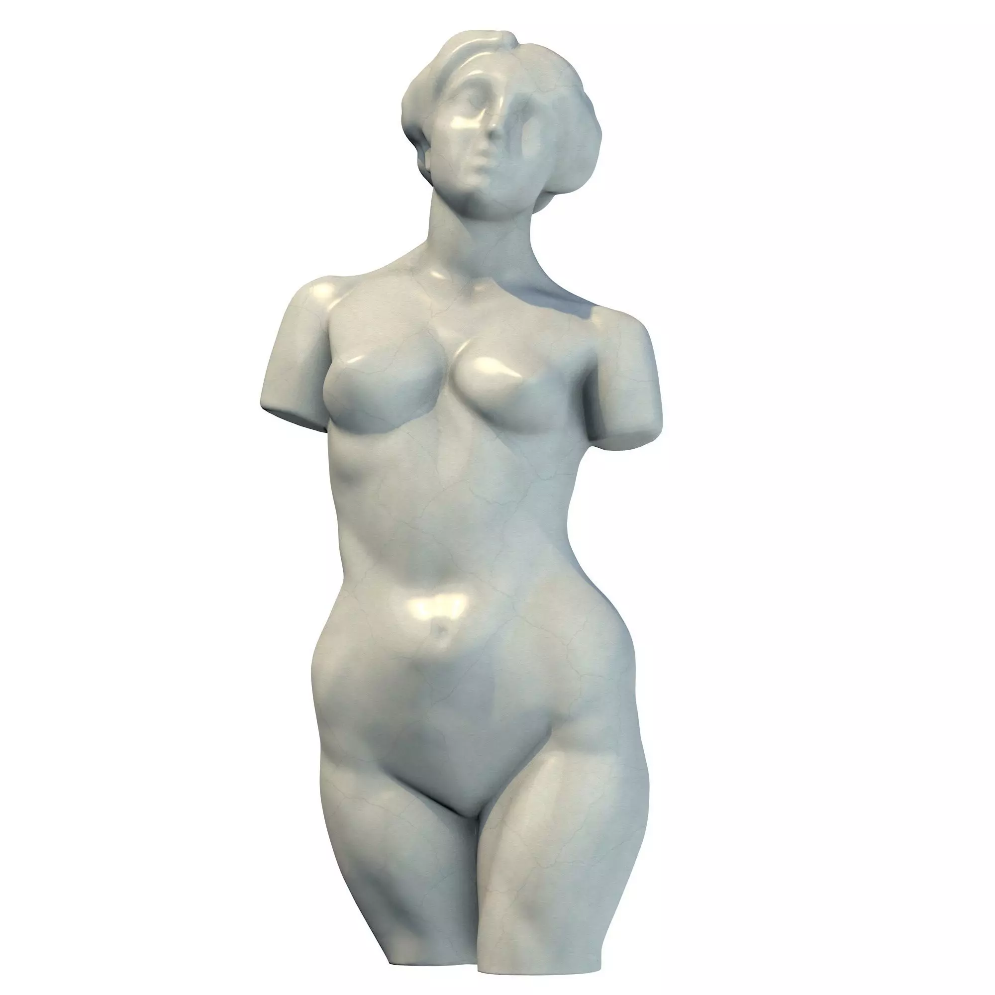 Abstract Female Body Sculpture for Home Decor 2 3D print model_0