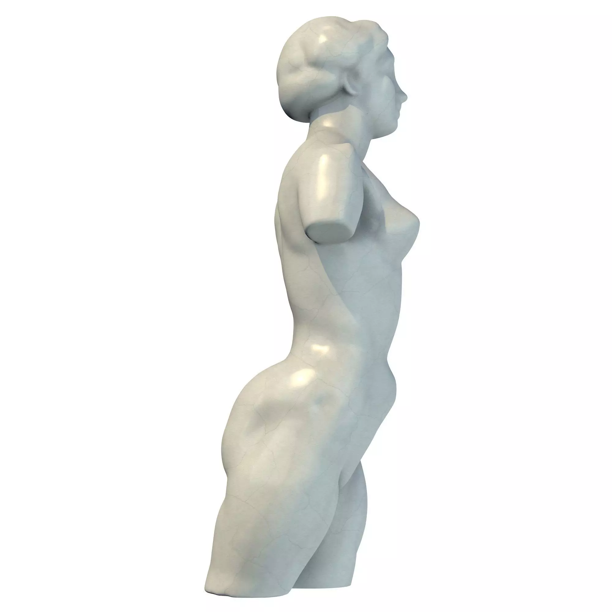 Abstract Female Body Sculpture for Home Decor 2 3D print model_4