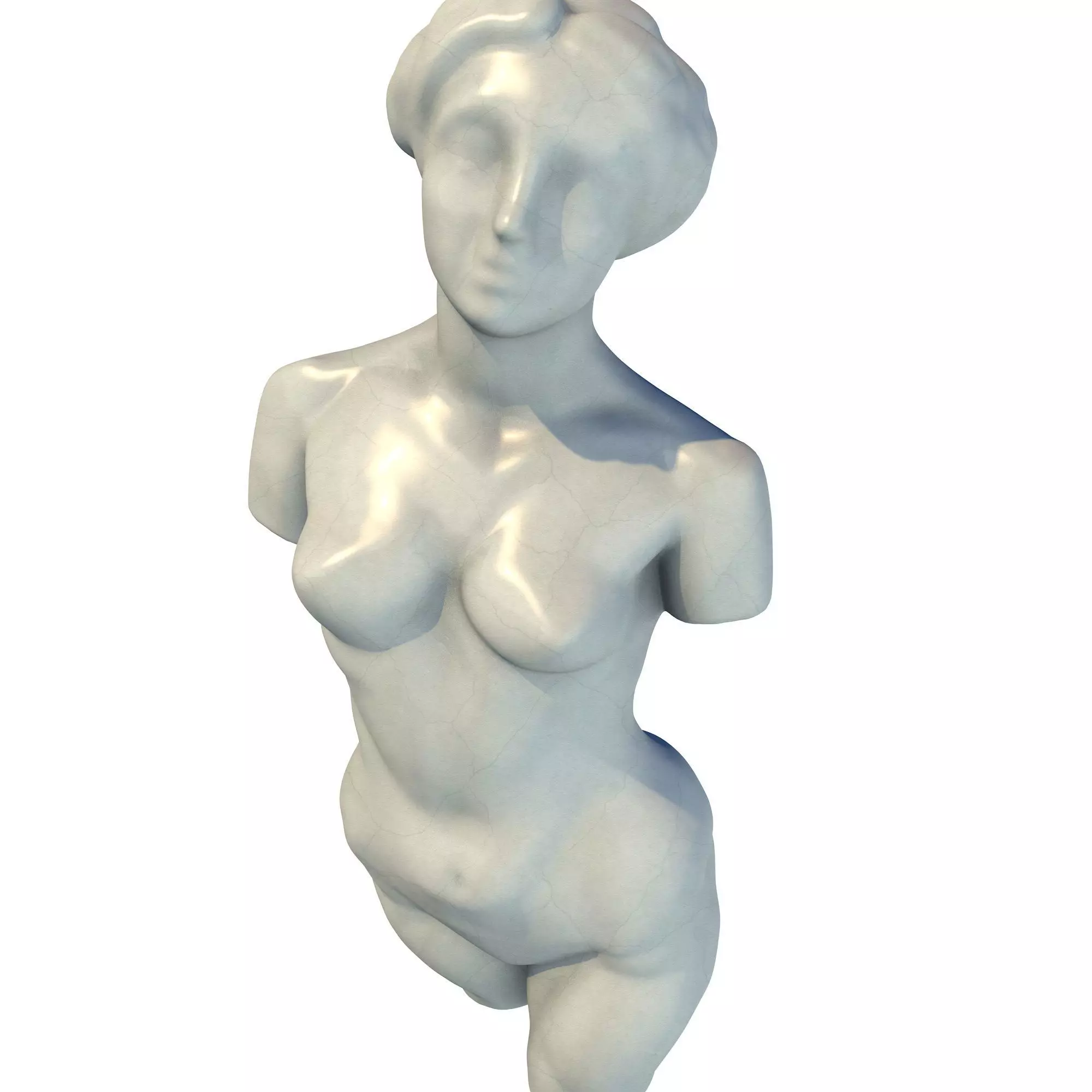 Abstract Female Body Sculpture for Home Decor 2 3D print model_7