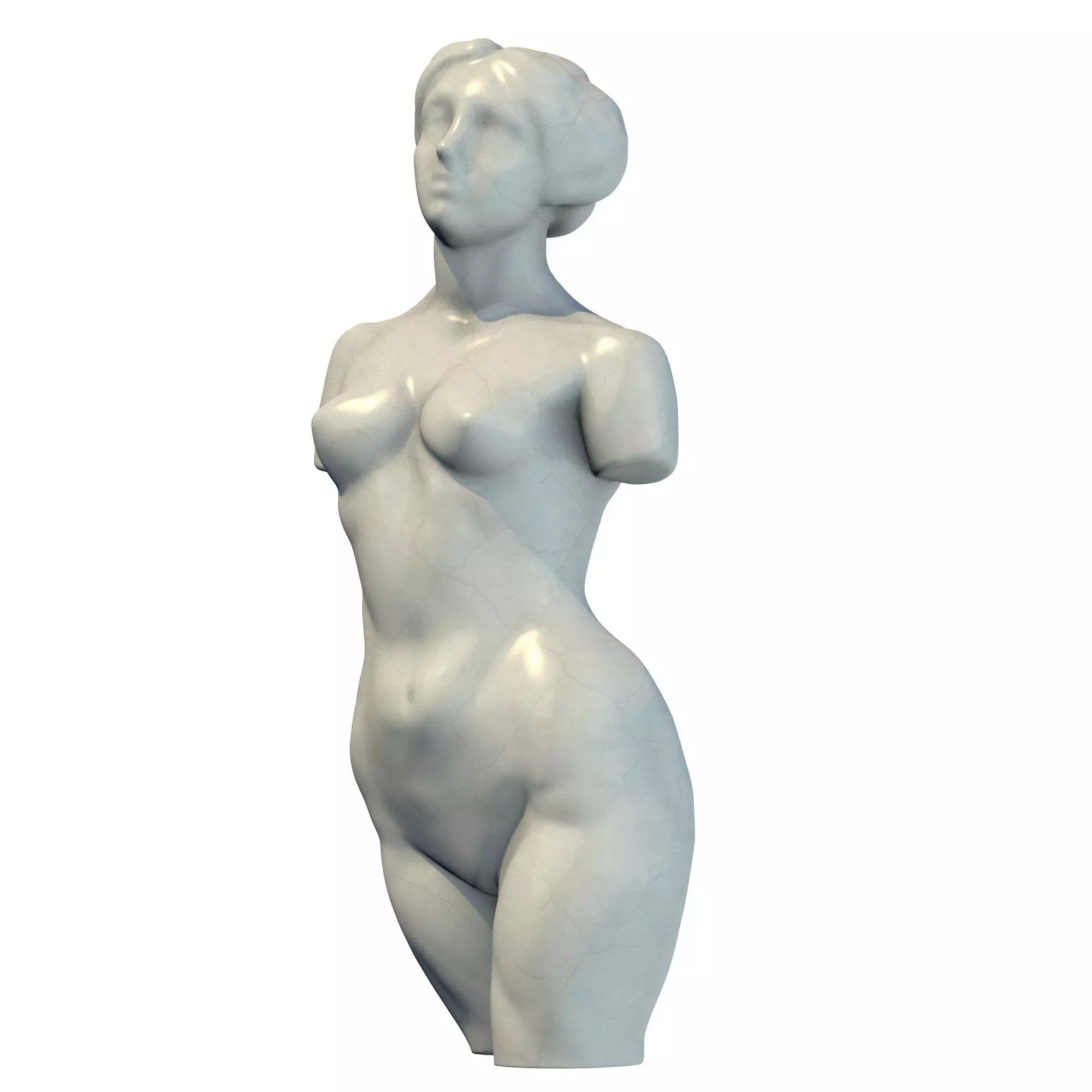 Abstract Female Body Sculpture for Home Decor 2 3D print model_1
