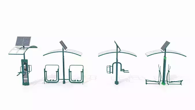 Outdoor intelligent fitness equipment