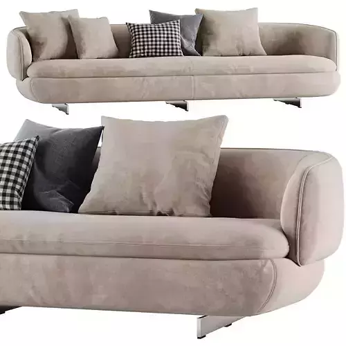 Sofa Vivienne by Minotti 3D model