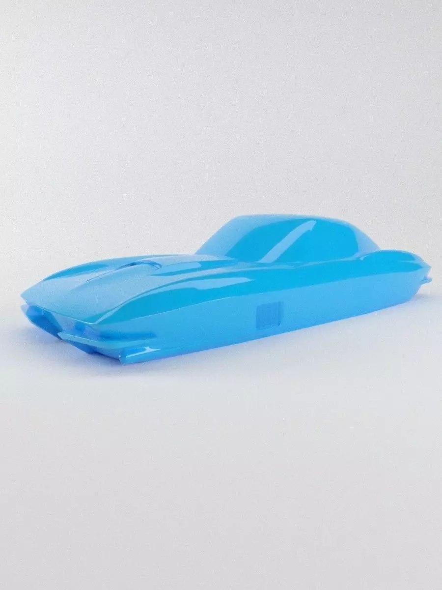The silhouette of the car CHEVROLET CORVETTE STINGRAY 427 3D print model_0