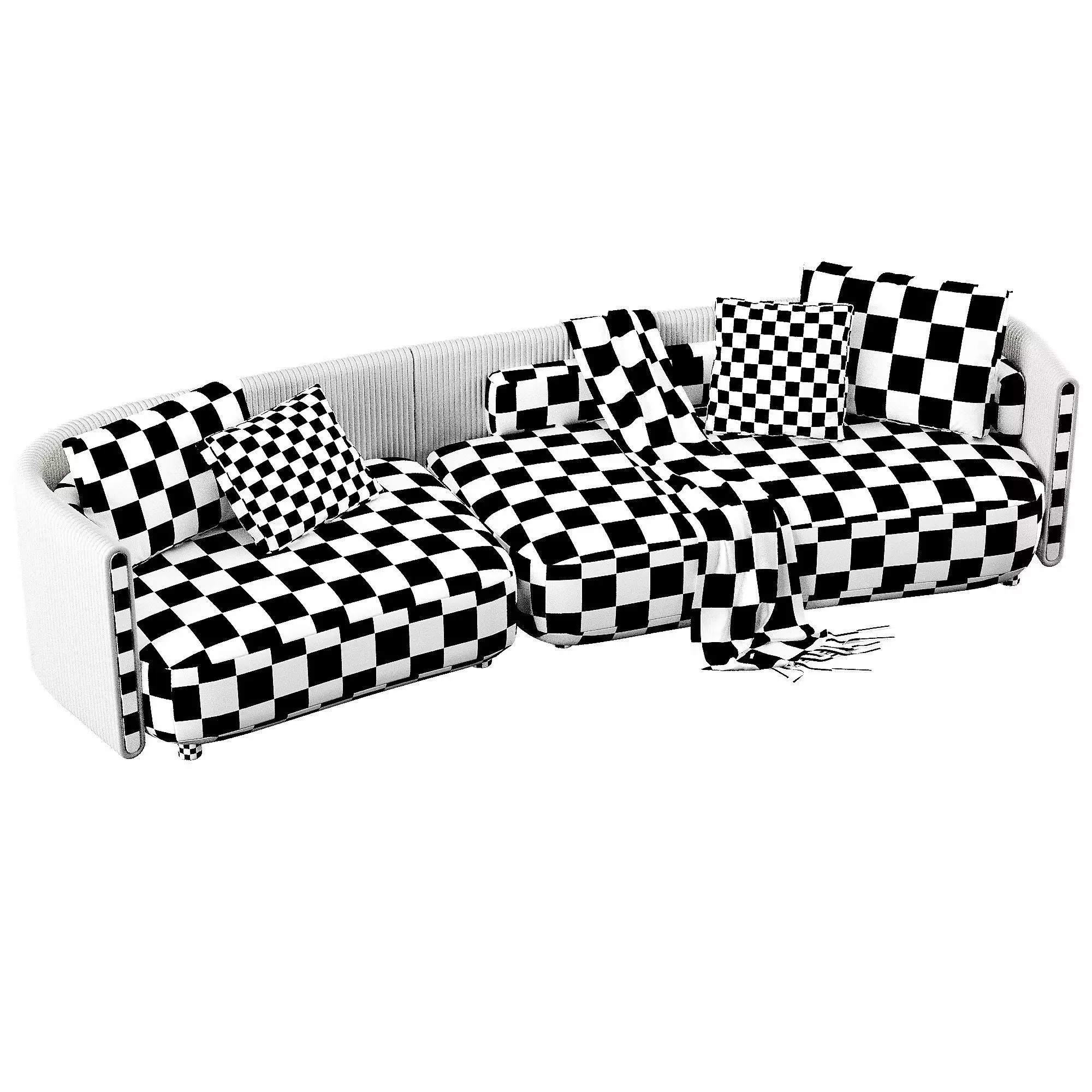 Bezier Cord Outdoor 3D model_6