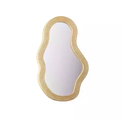 Pond Mirror Rattan by Ferm Living