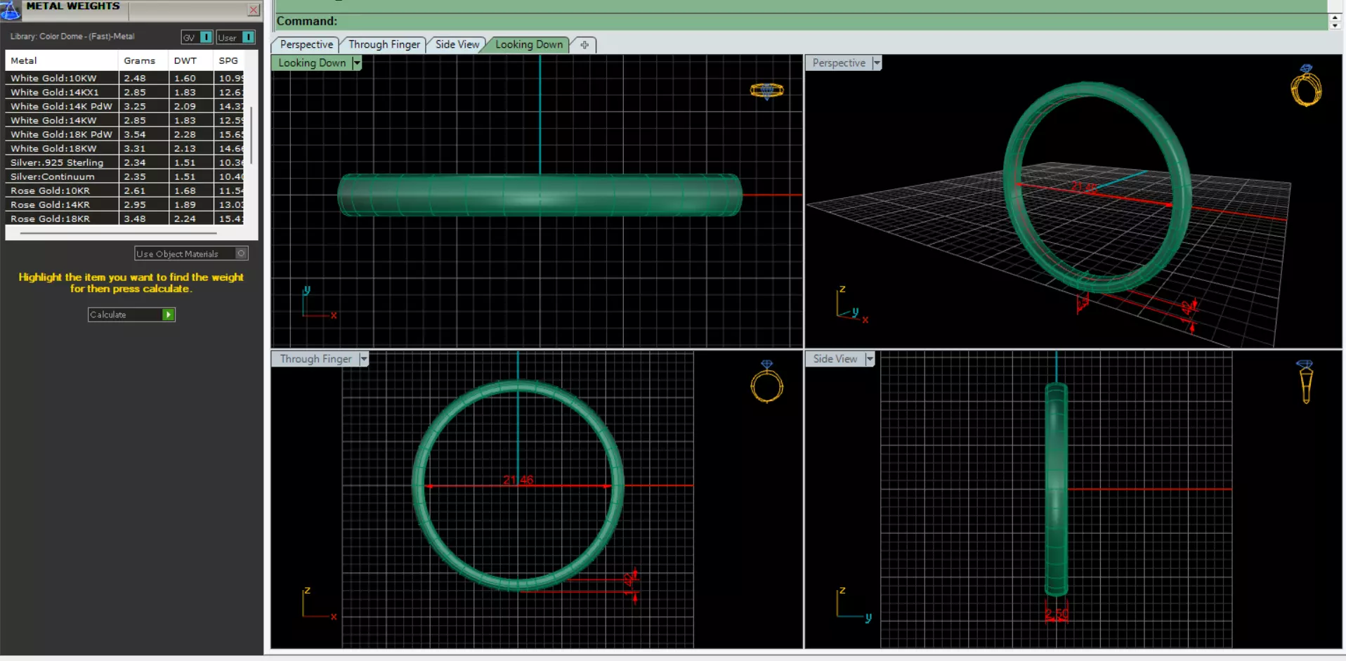 Set of Classic Wedding Bands 3D Ring Model 3D print model_9