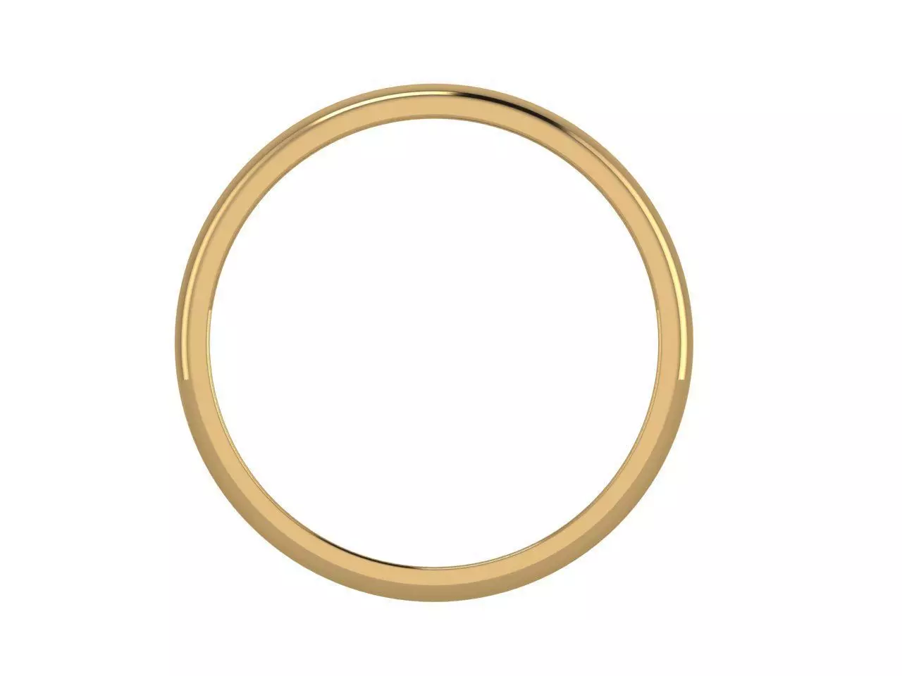 Set of Classic Wedding Bands 3D Ring Model 3D print model_1