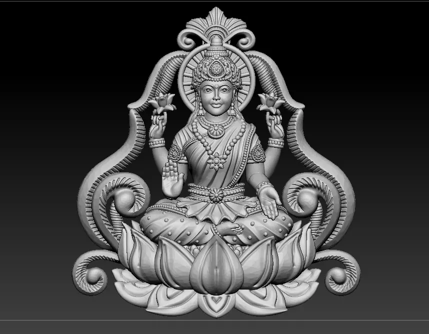 Laxmi Mata 3D print model 3D print model_28
