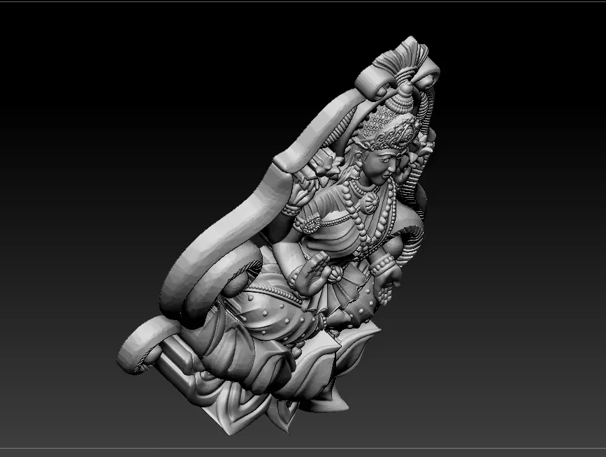 Laxmi Mata 3D print model 3D print model_25