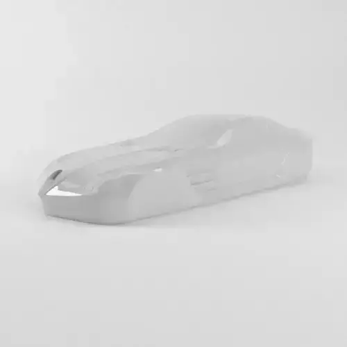 The silhouette of the car Mercedes-Benz SLR McLaren