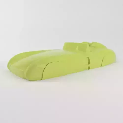 The silhouette of the car Mercedes-Benz 300 SLR 1955